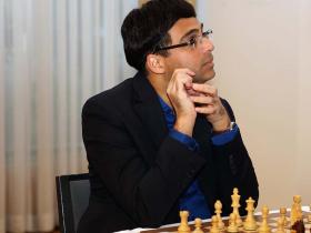 Anand still had eye contact to the leaders before the Blitz